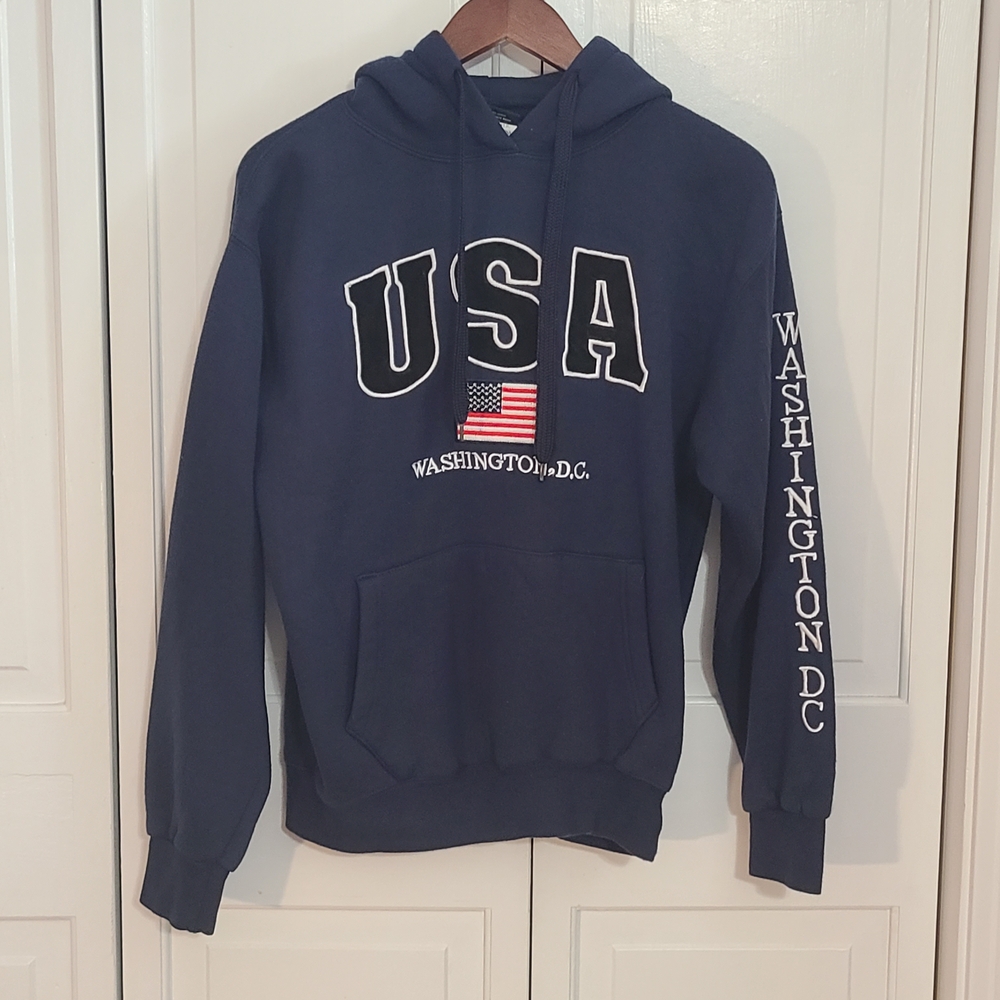 Navy USA Washington D.C. Hoodie Men's Medium